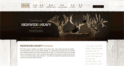 Desktop Screenshot of hwhwhitetails.com