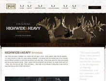 Tablet Screenshot of hwhwhitetails.com